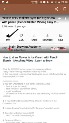 Pencil Sketch Video - learn to draw step by step android App screenshot 4