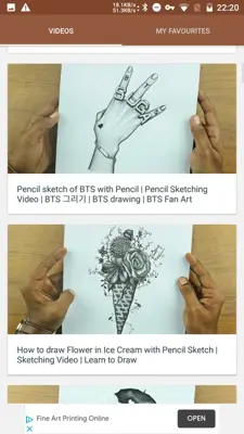 Pencil Sketch Video - learn to draw step by step android App screenshot 5